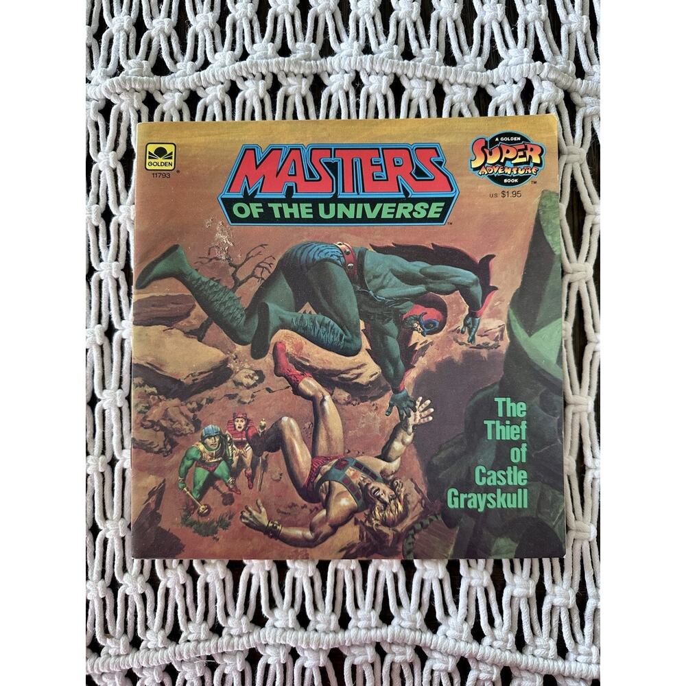 Masters of the Universe The Thief of Castle Grayskull Paperback Book 1983 He-Man